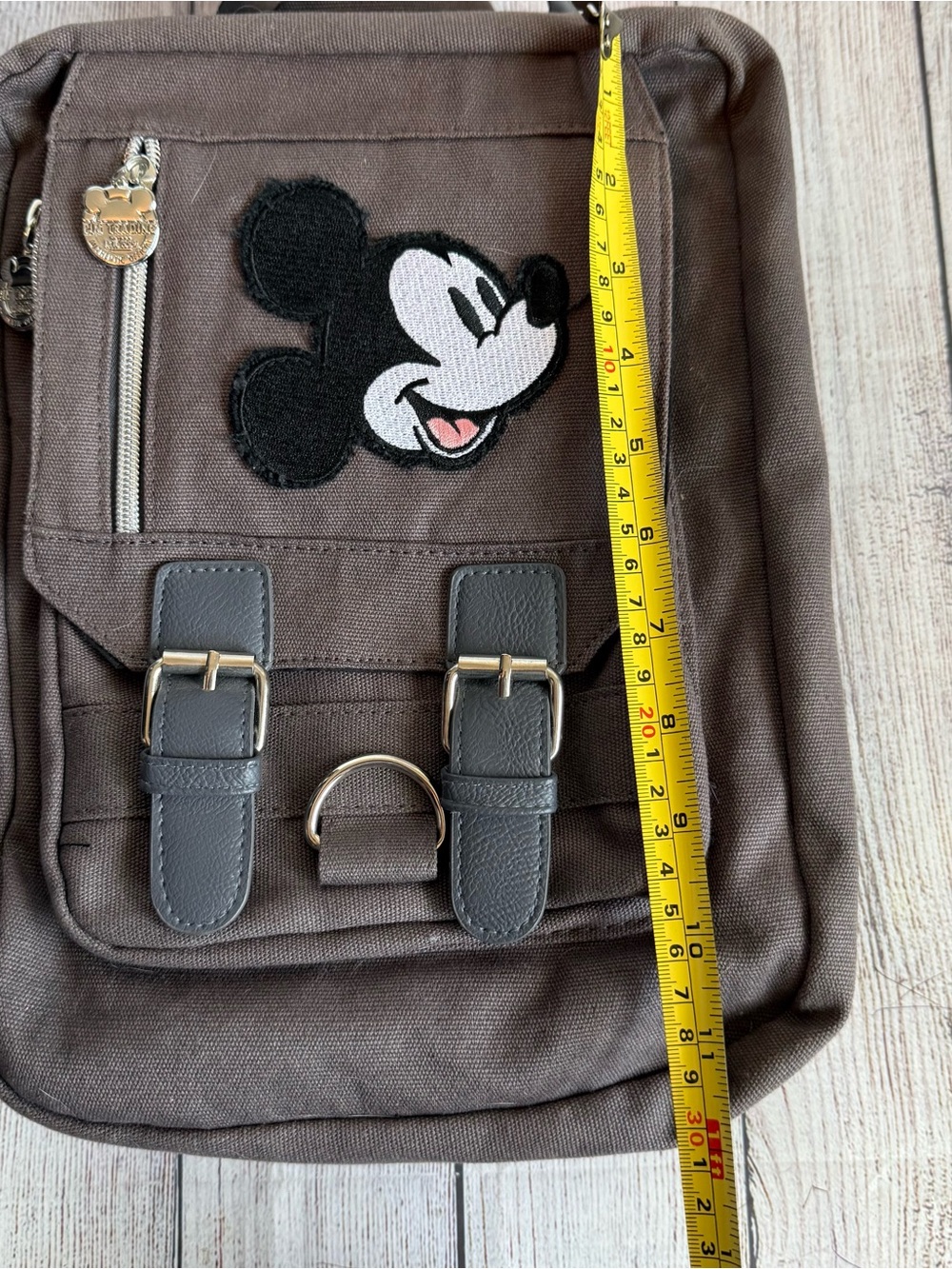 Disney Parks Trading Pin Backpack Grey - Picture 4 of 9
